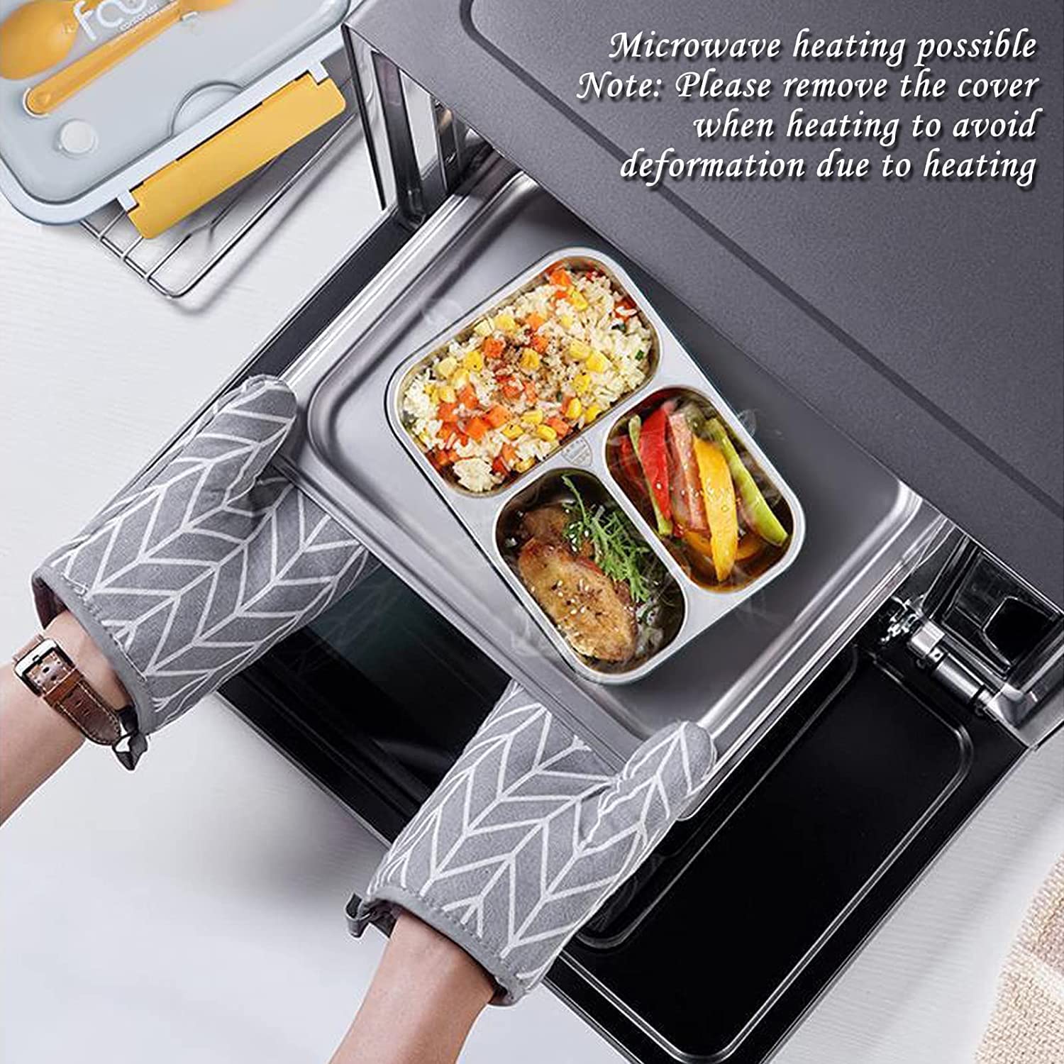 Lunch Boxes for Adults - Lunch Box for Kids with Spoon & Fork - Durable Perfect Size for On-The-Go Meal, BPA-Free (Multi Color) (3 Section) Lunch Boxes for Adults - Lunch Box for Kids with Spoon & Fork - Durable Perfect Size for On-The-Go Meal, BPA-Free (Multi Color) (3 Section)